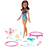 Barbie Dreamhouse Adventures Spin ‘n Twirl Gymnast Doll and Playset